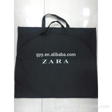 Men suits packaging bag,black non-woven garment bag GYY